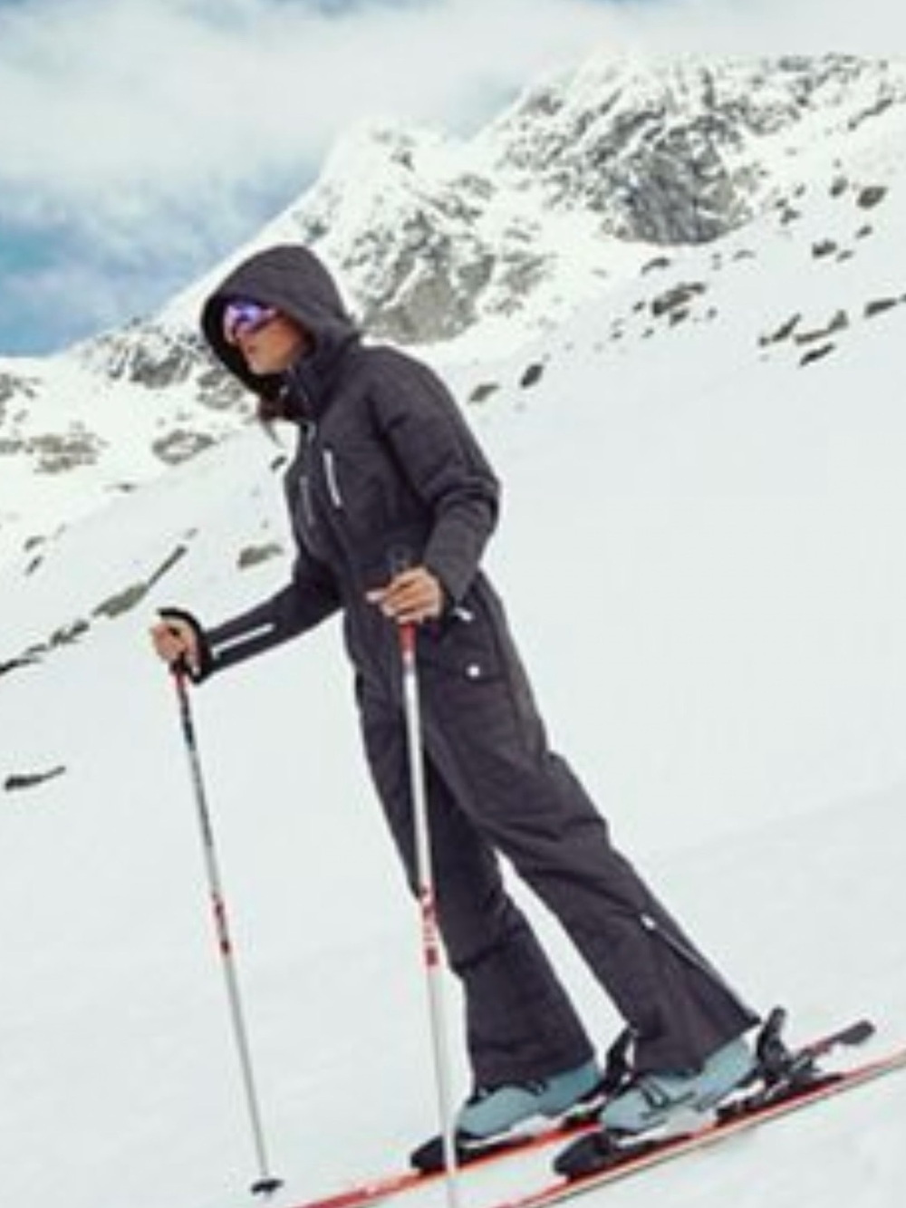 FP Movement by Free People Black Ski Track Jumpsuit
